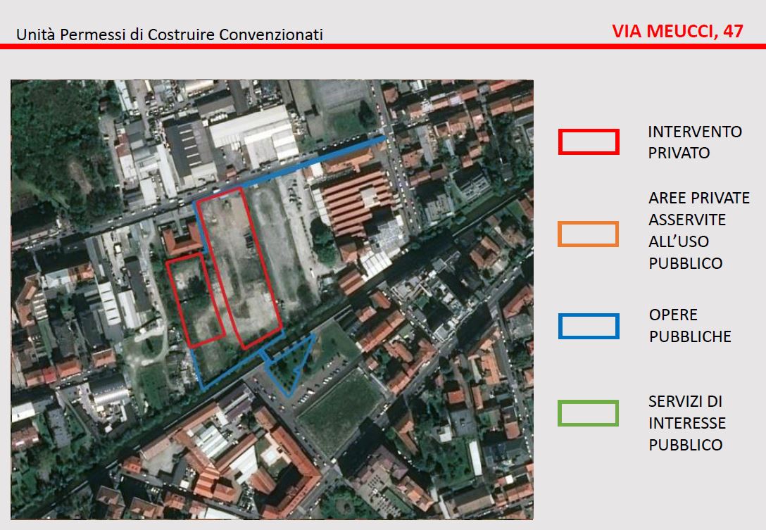 Meucci 47  - Localizzazione dell’intervento su ortofoto